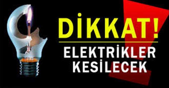 ÇAN´DA BAZI MAHALLELERDE ELEKTRİK KESİNTİSİ