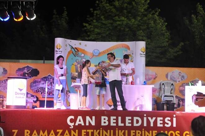 Çanlı Çocuklar Bu Kez Deney Dükkanı Bilim Gösterileriyle Eğlendiler