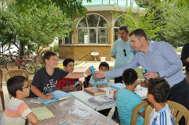 Başkan Kuzu´dan Kur´an Kursu Öğrencilerine Ziyaret