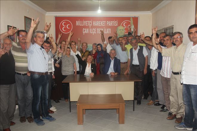 MHP Çan İlçe Teşkilatı Milletvekili Aday Adayını Tanıttı