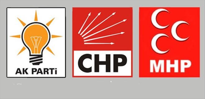 AKP, CHP ve MHP´de adaylar belli oldu