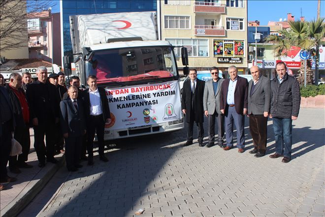 Çan´dan Bayırbucak Türkmenlerine Yardım Tırı Yola Çıktı