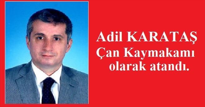 Çanakkale Vali Yardımcısı Çan´a Kaymakam Oldu