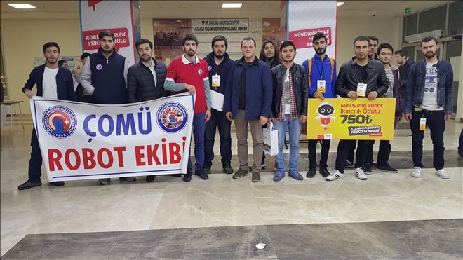 ÇOMÜ Robot Ekibi İzmir´de İkinci oldu