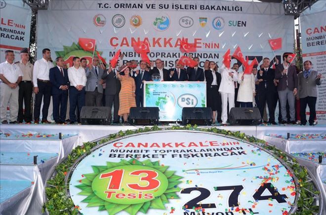 ÇANAKKALE´DE 274 MİLYON TL´LİK TESİSİN TEMELİ ATILDI