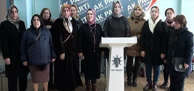 Ak Partili Kadınlar Mecliste Yaşanan Olayı Kınadı