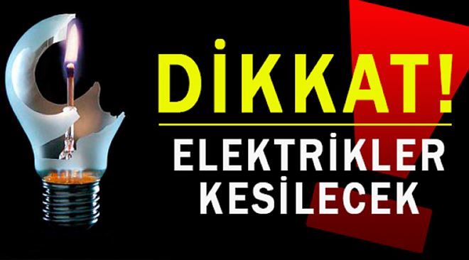 Elektrik Kesintisi…