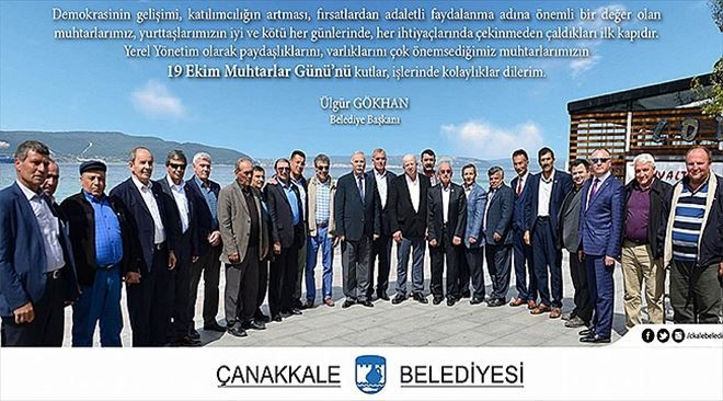 Başkan Gökhan´dan Muhtarlar Günü Mesajı...