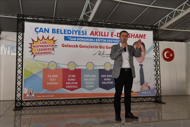 ÇAN BELEDİYESİNDEN YİNE BİR İLK: "ÇAN BELEDİYESİ AKILLI E-DERSHANE"