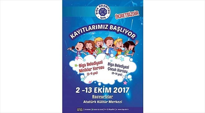 Biga Belediyesi Çocuk Korosu Kuruyor