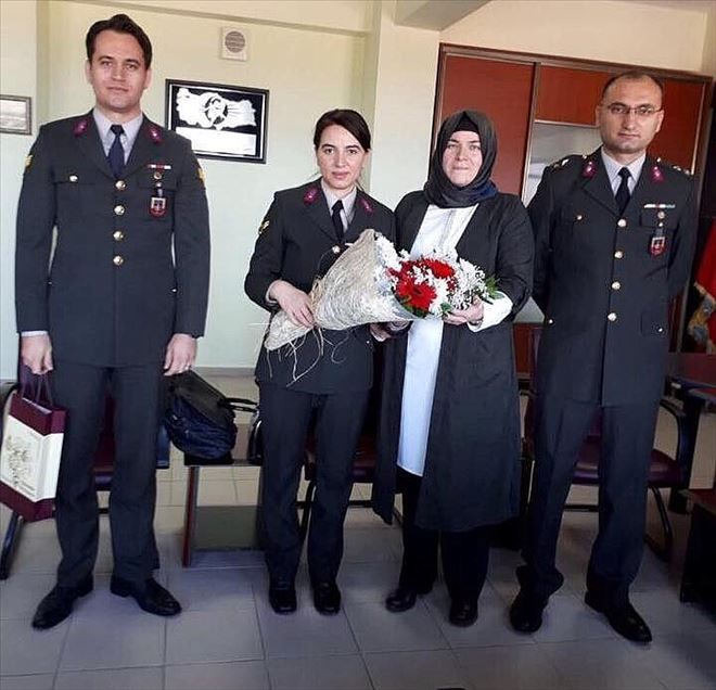 Jandarma, Şehitlerin Öğretmen Eşlerini Unutmadı