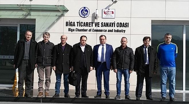 Pomaklar Derneğinden Biga TSO´ya Ziyaret