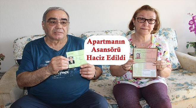 Apartmanın Asansörü Haciz Edildi