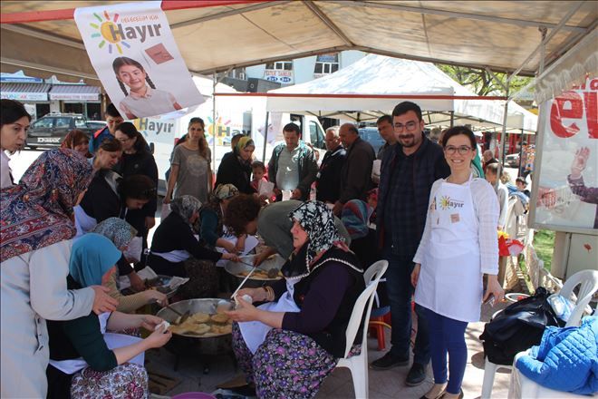 ÇAN CHP İLÇE ÖRGÜTÜNDEN 'HAYIR´ LOKMASI