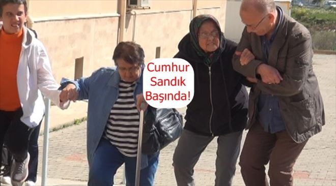 Cumhur Sandık Başında! Yaşlısıyla, Genciyle Halk, Sandığa Gidiyor..