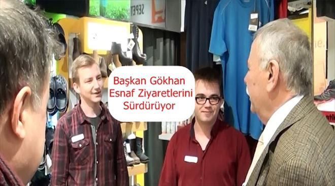 Başkan Gökhan Esnaf Ziyaretlerini Sürdürüyor