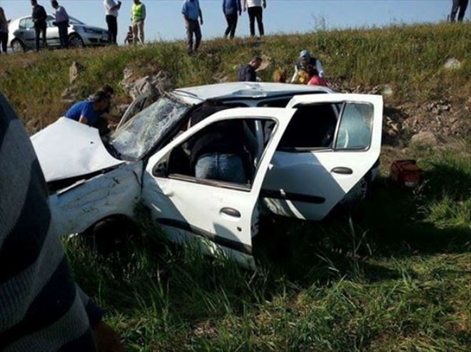 ÇAN YOLUNDA GERÇEKLEŞEN KAZADAN KÖTÜ HABER 1 ÖLÜ