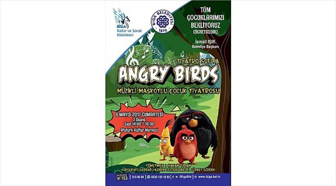 Angry Birds Çocuklar İçin Biga´da