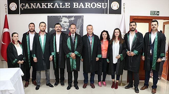 Çanakkale Barosu´nda Ruhsat Töreni Heyecanı