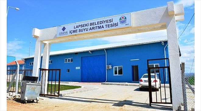 Lapseki´de İçme Suyu Arıtma Tesisi Tamamlandı