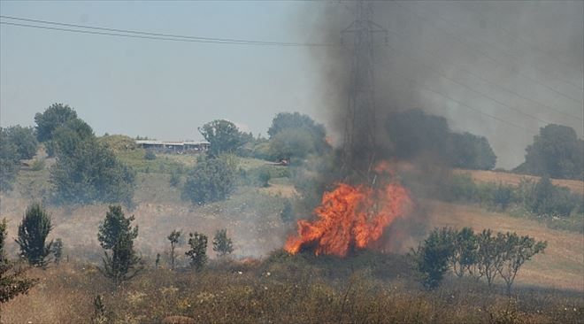 Çanakkale´de Arazi Yangını