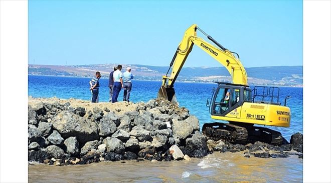 Lapseki´de Kordon Çalışmaları Devam Ediyor