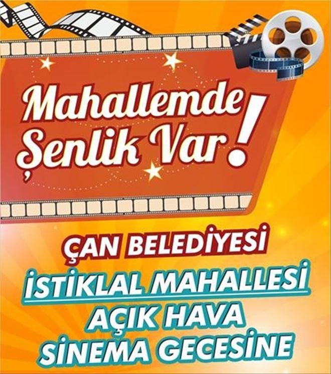 Çan Belediyesi Açık Hava Sinema Günleri Devam Ediyor!