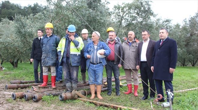 Umurbey Belediyesi´nin"Derin Su Kuyusu Projesi" Görücüye Çıktı