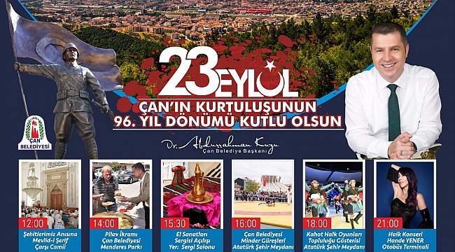 23 EYLÜL ÇAN'IN KURTULUŞ ETKİNLİKLERİ