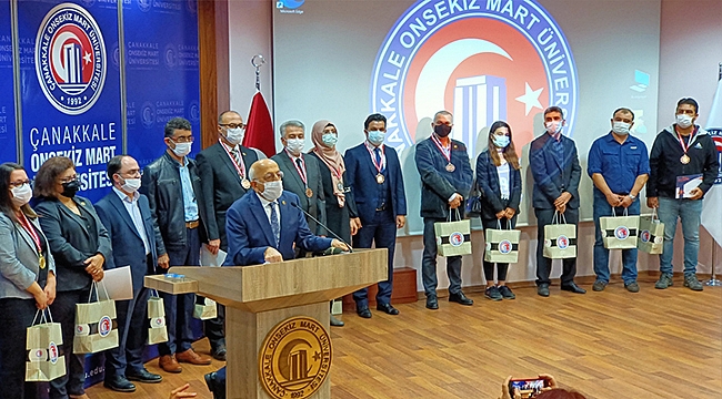 ISIF'20 BULUŞ FUARINDA DERECEYE GİREN AKADEMİSYENLERİMİZE MADALYALARI TAKDİM EDİLDİ