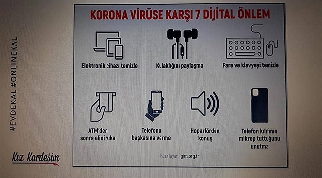 'KIZ KARDEŞİM' ONLİNE EĞİTİMLERİ DEVAM EDİYOR