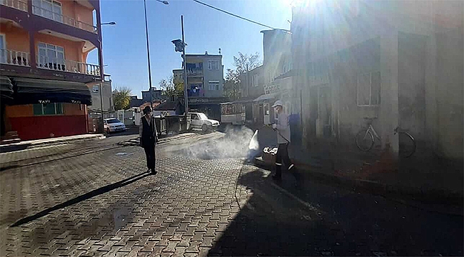 DEZENFEKSİYON ÇALIŞMALARI ARALIKSIZ SÜRÜYOR