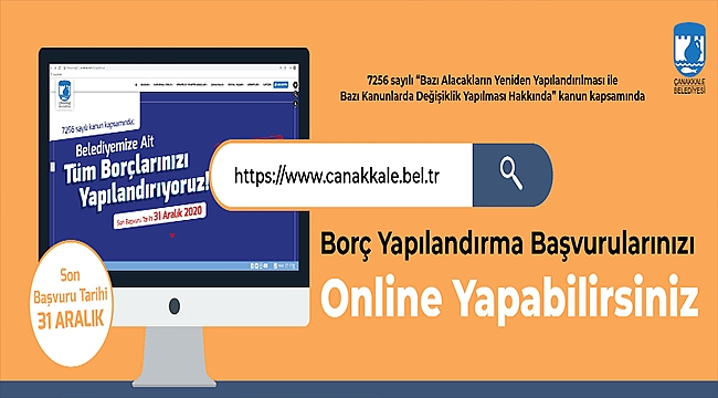 BORÇ YAPILANDIRMA BAŞVURULARINIZI ONLİNE YAPABİLİRSİNİZ