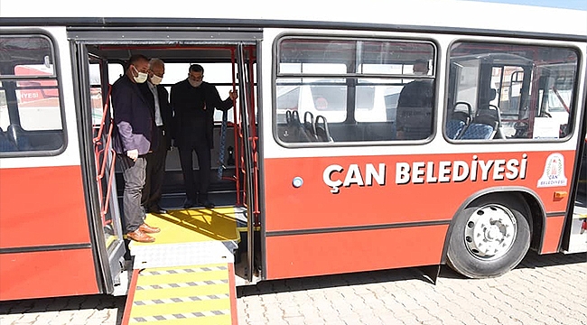 İBB'DEN ÇAN BELEDİYESİ'NE ARAÇ