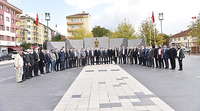 ÇAN'DA MUHTARLAR GÜNÜ TÖRENLE KUTLANDI