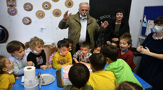 BAŞKAN GÖKHAN'DAN ÇOCUKLUK BİZDE KALSIN DERNEĞİNE ZİYARET