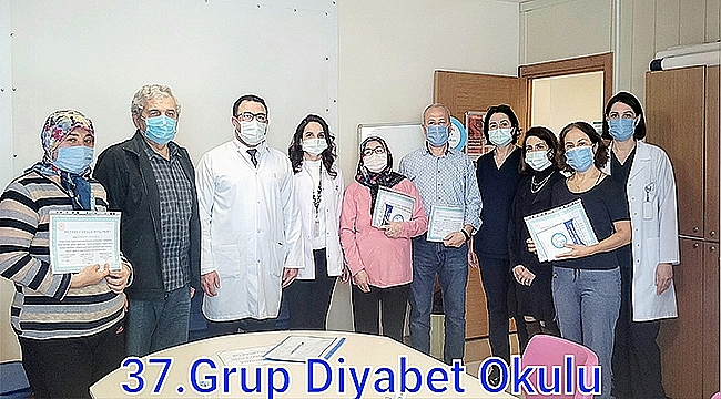 37.GRUP DİYABET OKULU EĞİTİMİ TAMAMLANDI