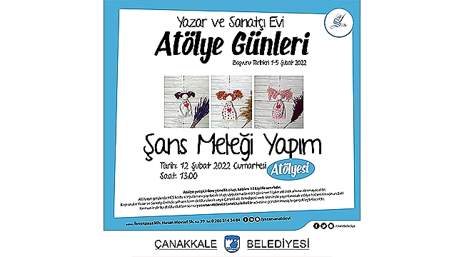 ŞANS MELEĞİ YAPIM ATÖLYESİ BAŞVURULARI BAŞLIYOR