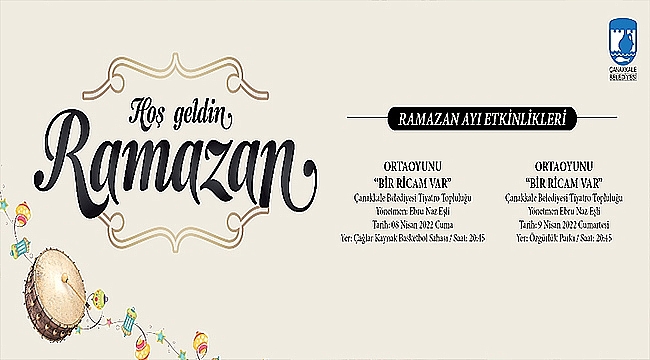 RAMAZAN ETKİNLİKLERİNDE BULUŞALIM