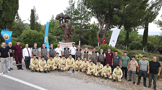 TALAT GÖKTEPE VE ORMAN ŞEHİTLERİ ANILDI