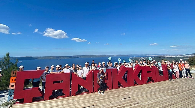 DÜNYA YÜRÜYÜŞ GÜNÜNDE, TROAS KÜLTÜR ROTASI HEKTOR ETABINDA DOĞA YÜRÜYÜŞÜ