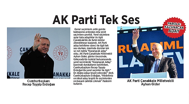 AK PARTİ TEK SES