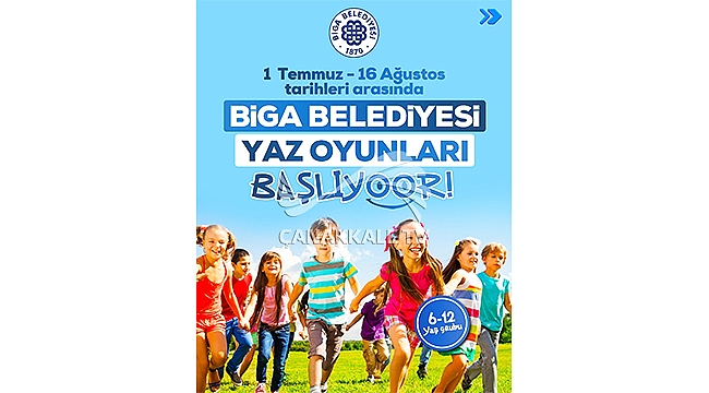 BİGA BELEDİYESİ YAZ OYUNLARI BAŞLIYOR