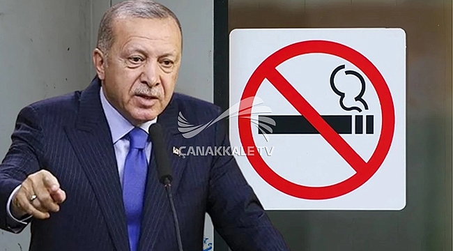 CUMHURBAŞKANI ERDOĞAN'DAN SİGARAYA KARŞI YENİ KANUN SİNYALİ!