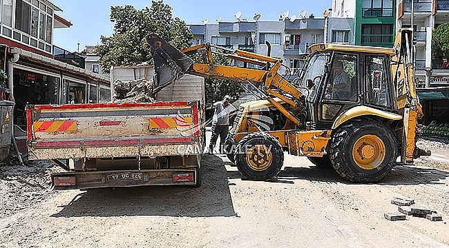 BAHRİYE ÜÇOK CADDESİNDE ÜSTYAPI ÇALIŞMALARI BAŞLADI