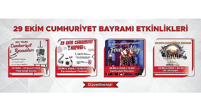 29 EKİM CUMHURİYET BAYRAMI ETKİNLİKLERİNDE BULUŞALIM