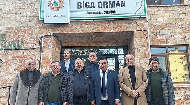 BİGA ORMAN İŞLETME MÜDÜRLÜĞÜNE ZİYARET