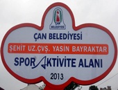 Çan Belediyesi 3'üncü Spor Aktivite Alanını Açıldı