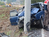 Çan'da Trafik Kazası; İki Yaralı